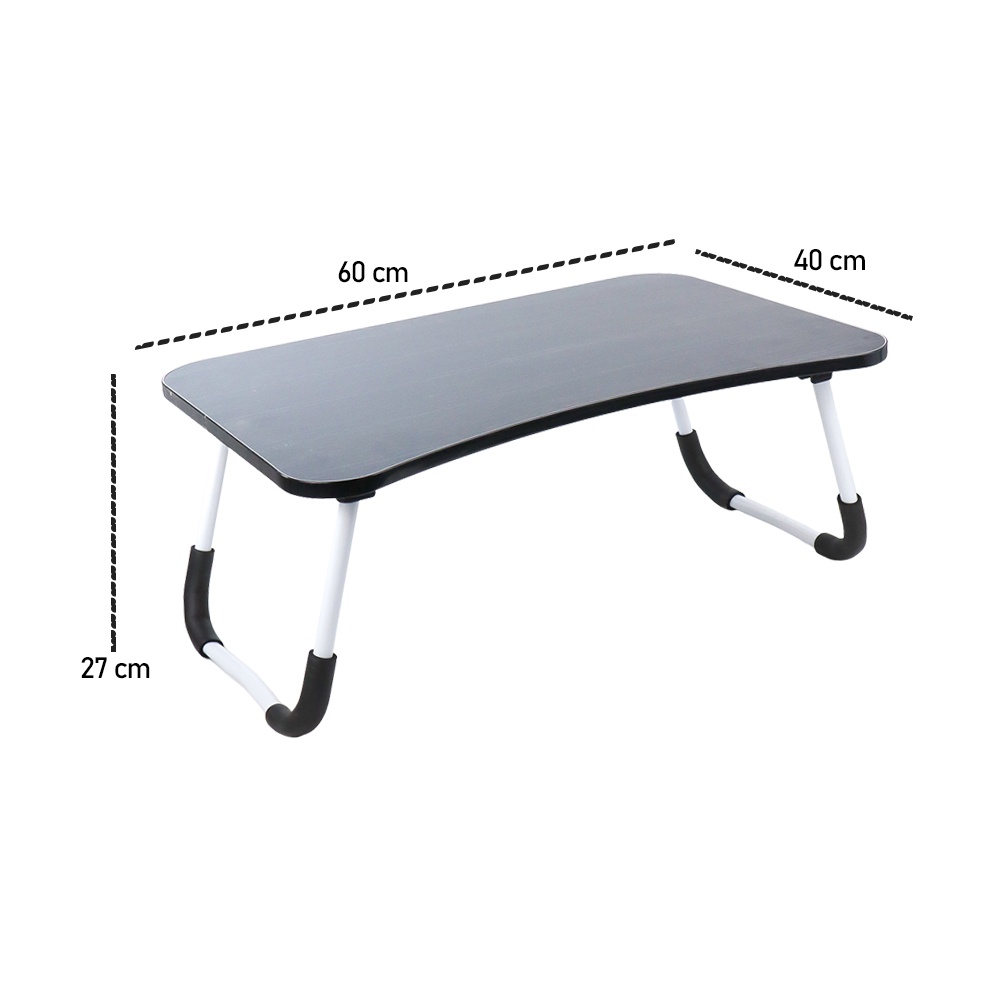 Meja Lipat Serbaguna Laptop Portable Desk Minimalist Design - I042767 - Black