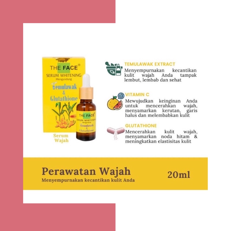 THE FACE SERUM TEMULAWAK BPOM - TEMULAWAK SERUM THE FACE BPOM