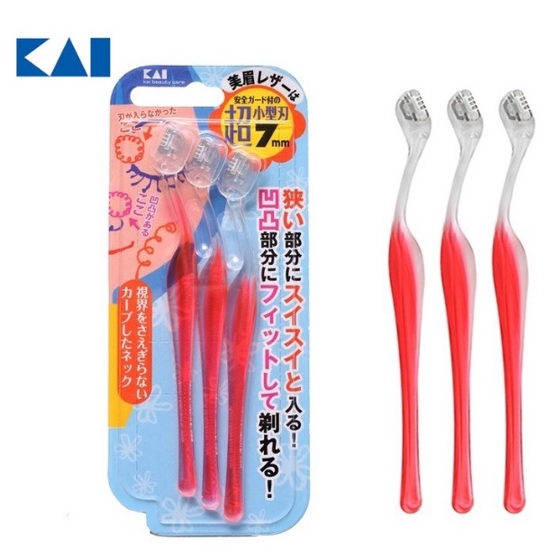 New Pisau Cukur Alis KAI Jepang Isi 3 Bh