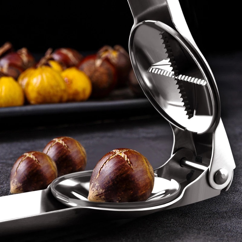 Tang Pemotong Kacang Chestnut Bahan Stainless Steel