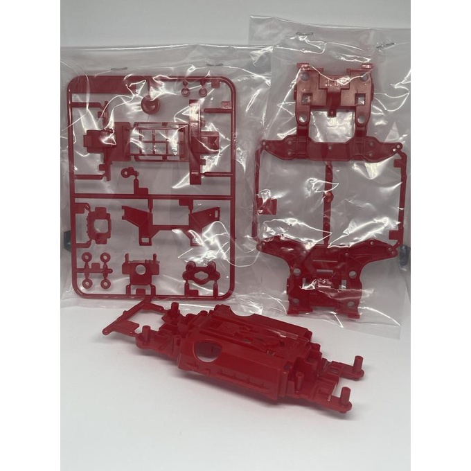Tamiya Chassis MS (Losekit)(Red)
