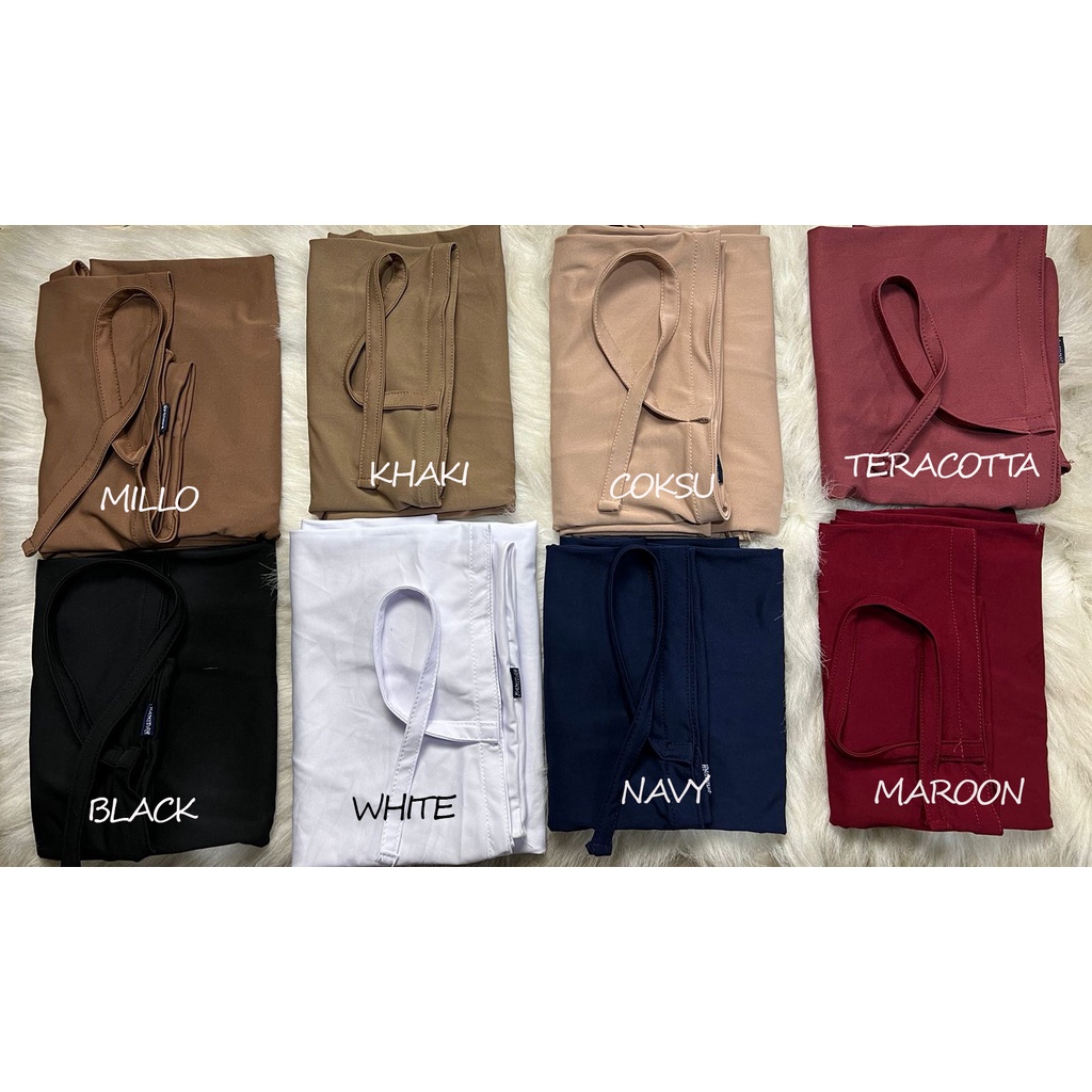 HIJAB BERGO NON PET/ HAMIDAH SIZE XL/BERGO INSTAN/JILBAB JERSY