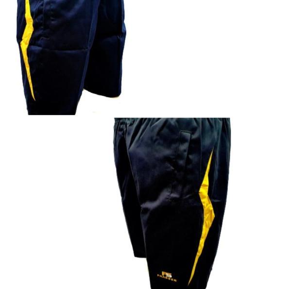 celana olahraga pendek ctn 07 hitam kuning - XL