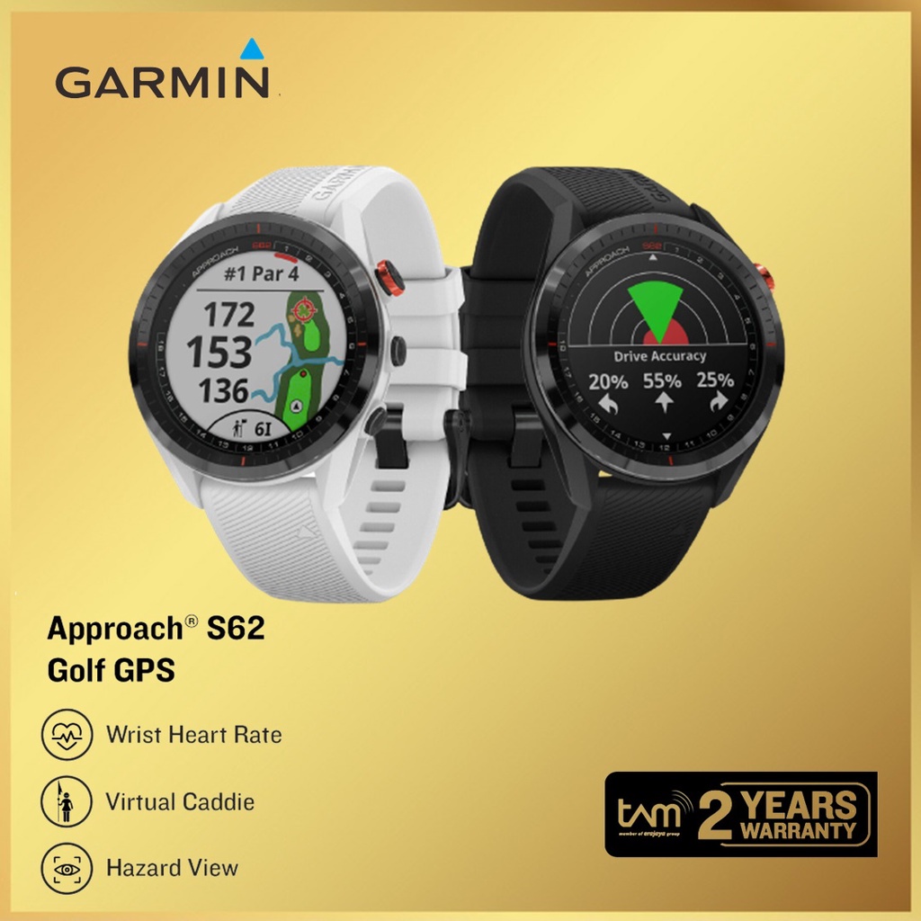 Garmin Approach S62 S 62 Premium Golf GPS Smartwatch Smart Watch