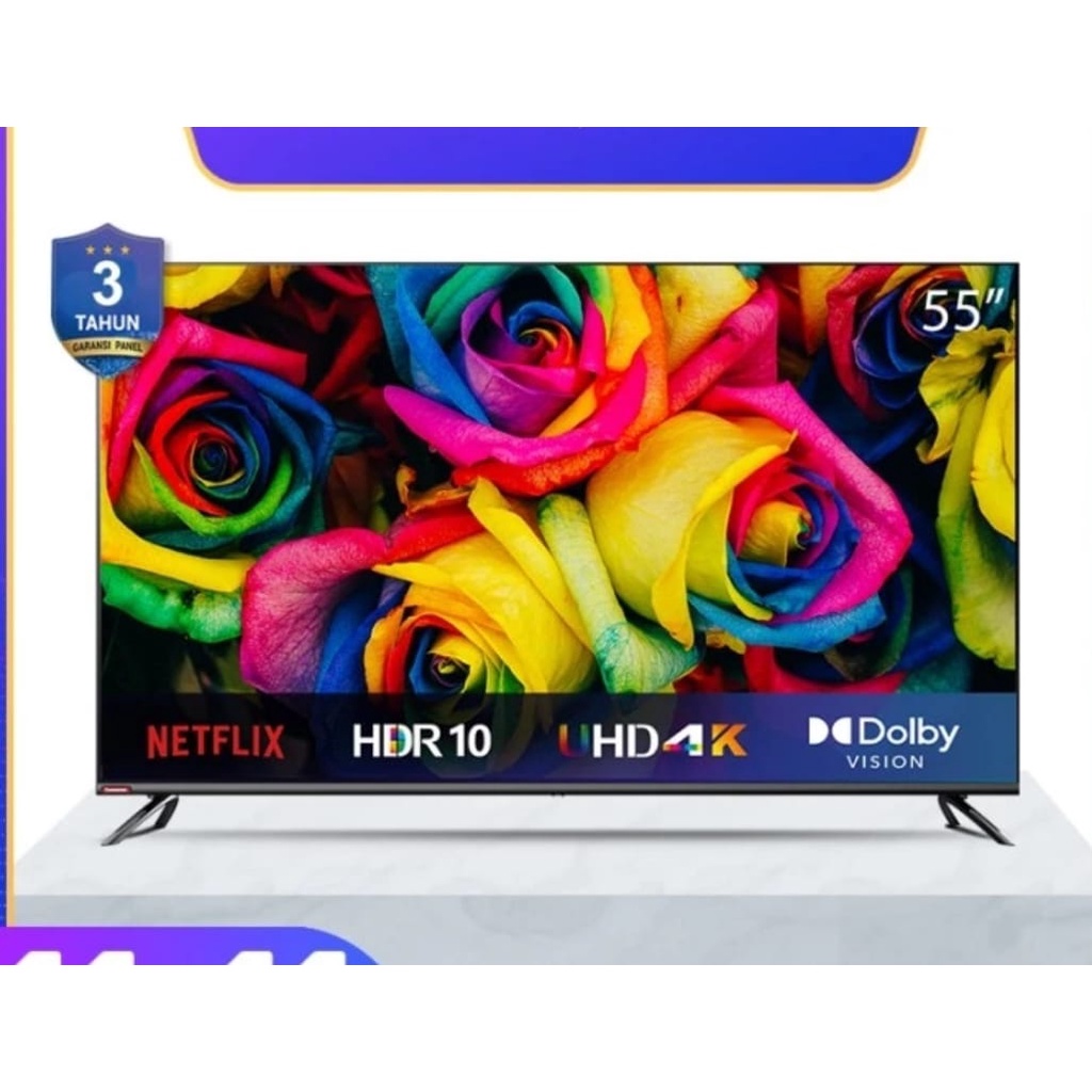 TV LED 55 INCH ANDROID SMART TV CHANGHONG U55H7