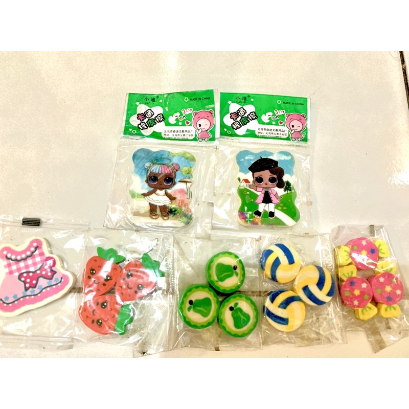 

PENGHAPUS PENSIL KARAKTER LOL / BUAH / BOLA DLL