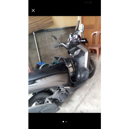 kursi motor new hitam bonus bantal
