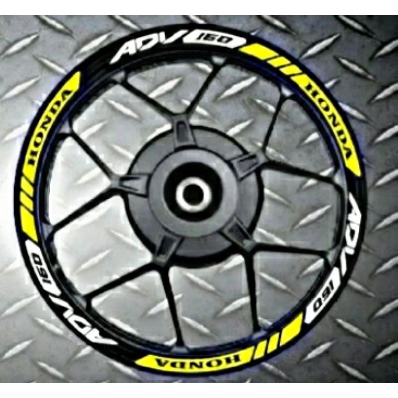 Stiker pelek ADV 160 Stiker Velg ADV 160 Menyala