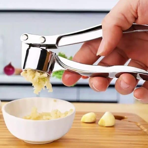 SM- Alat Penghancur Pencacah Bawang Putih / Garlic Press Stainless Multifungsi