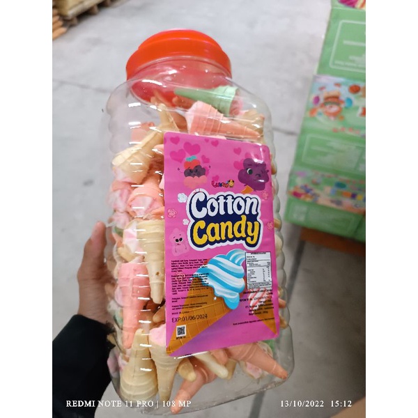 Es Cream Marshmellow Cotton Candy Luvmi Isi 120 pcs