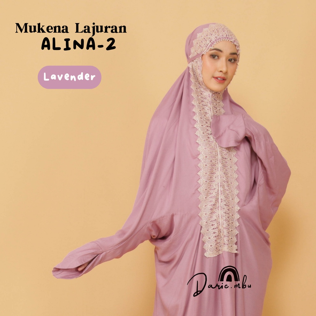 Mukena Dewasa Katun Rayon Terusan Lajuran Alina