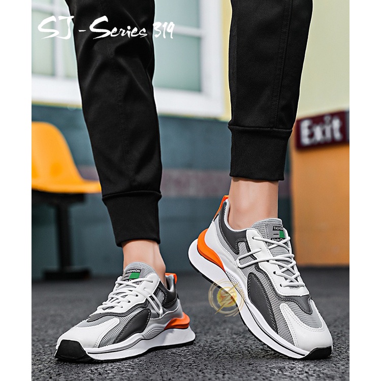 [OOS] Sepatu Sneakers Pria Buat Hangout Casual Trendy Kualitas Import Premium -319