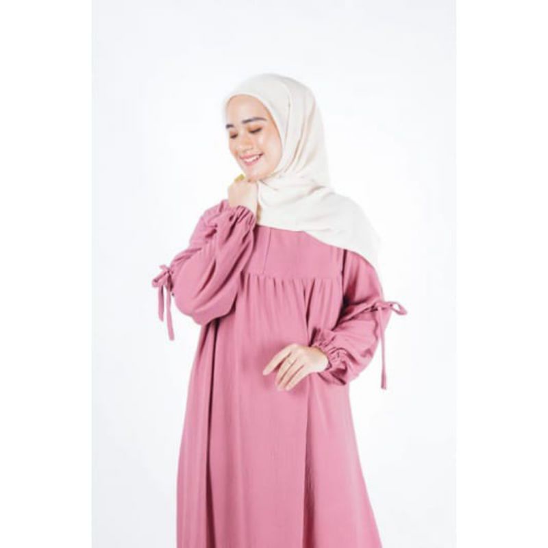 IRIANA DRESS/FASHION DRESS WANITA MATT CRINKEL AIRFLOW/GAMIS WANITA KEKINIAN