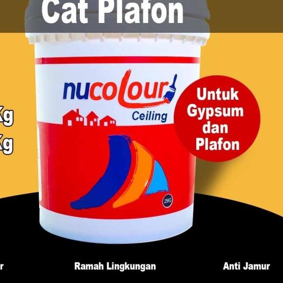 Cat Plafon Nucolour ceiling 5 kg - cat gipsum putih