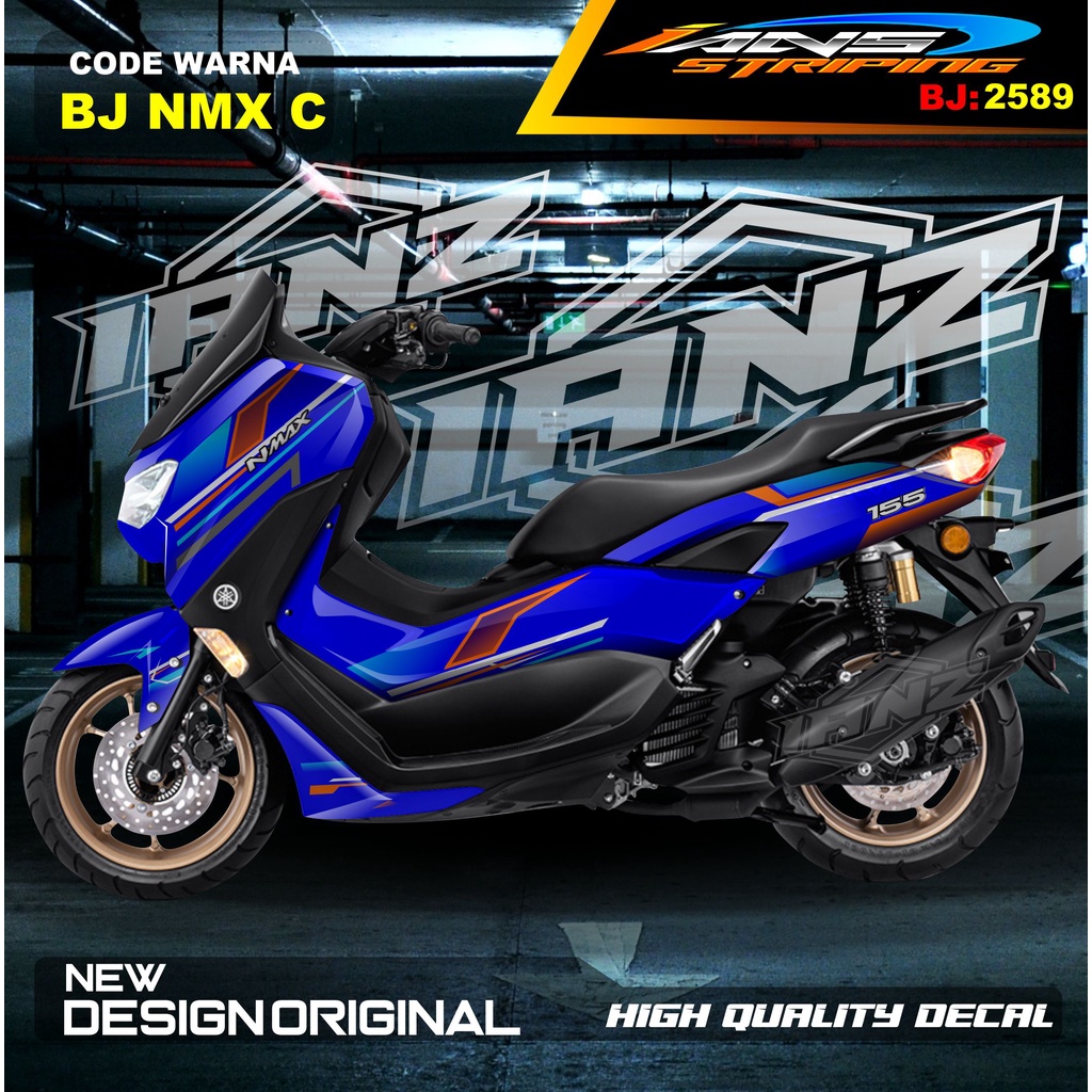 STICKER NMAX FULL BODY DESAIN ELEGANT / STICKER VARIASI ALL NEW NMAX TERBARU  / STICKER NMAX OLD