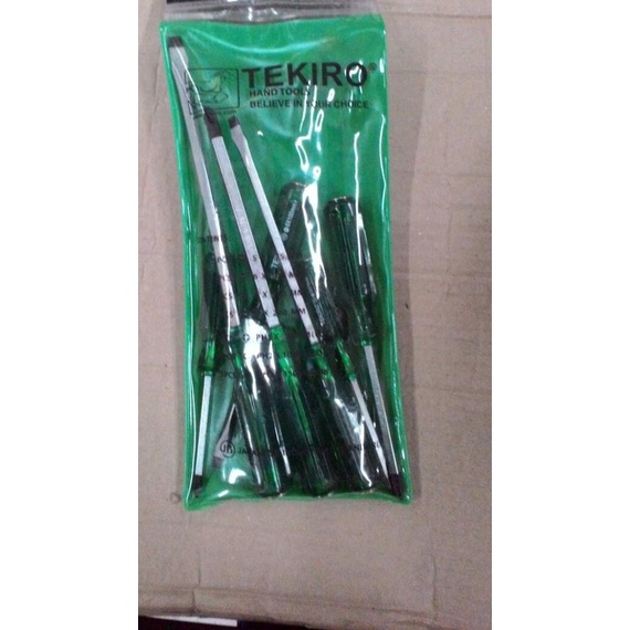 Obeng Ketok Tekiro Set 7 pcs Obeng Getok Tekiro Original