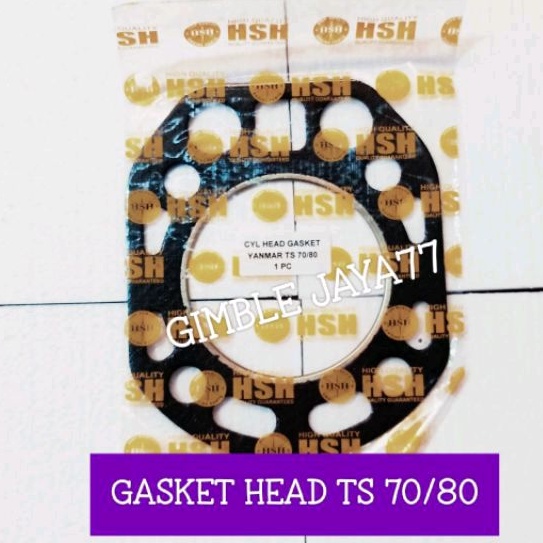TS 70 TS 80 GASKET CYLINDER HEAD PACKING HEAD UNTUK MESIN DIESEL YANMAR
