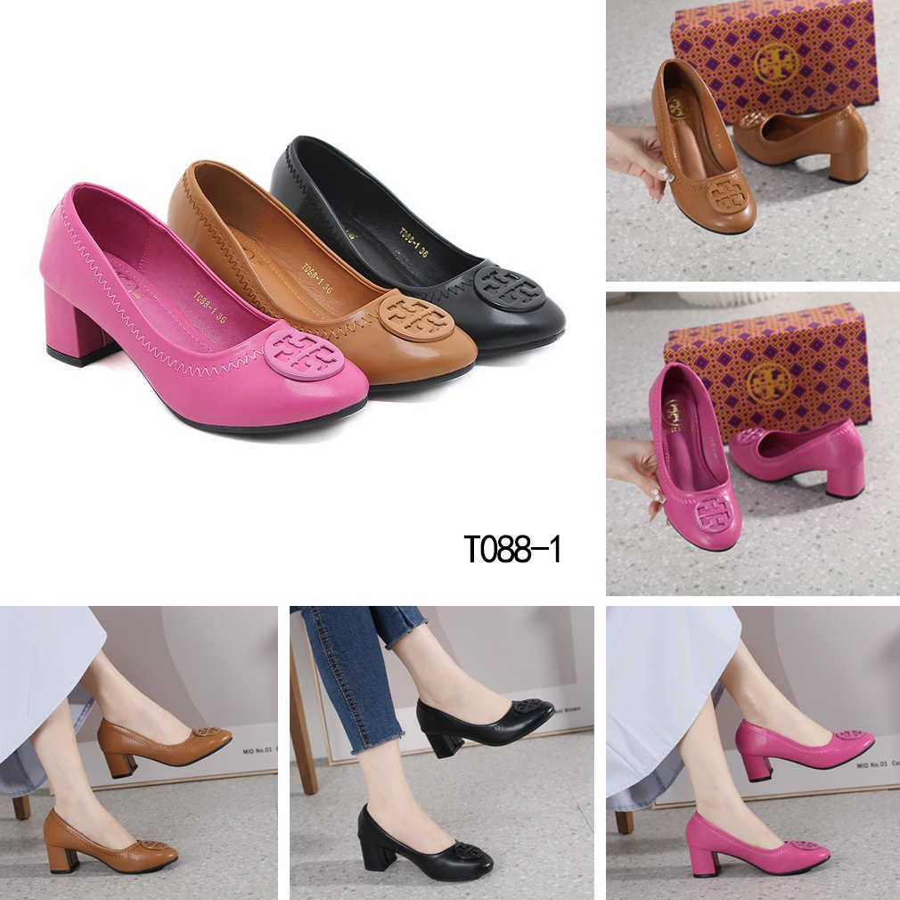 TBLeather New Heel Pumps T088-1