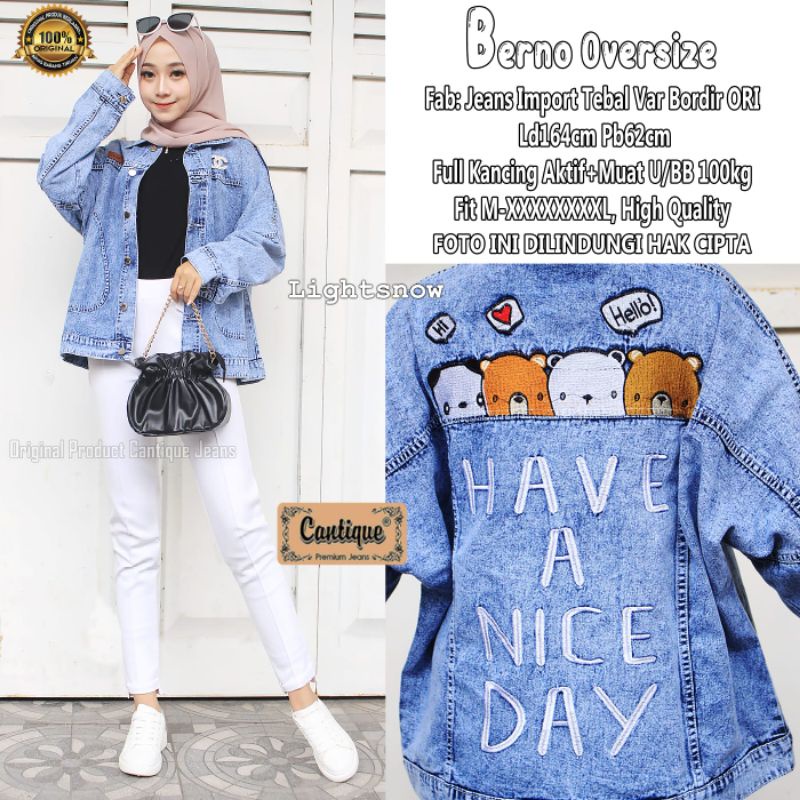 BERNO OVERSIZE JACKET by Cantique Premium Jeans