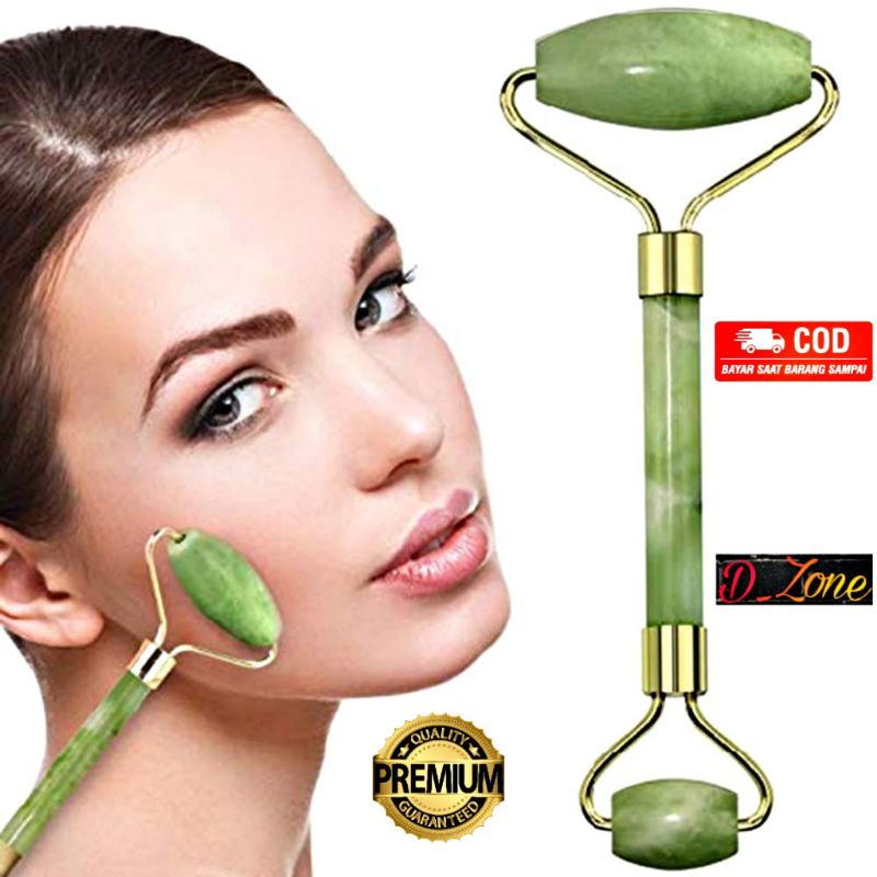 Jade Roller Pijat Muka Tirus Facial Face Massage Pijat Wajah Tirus