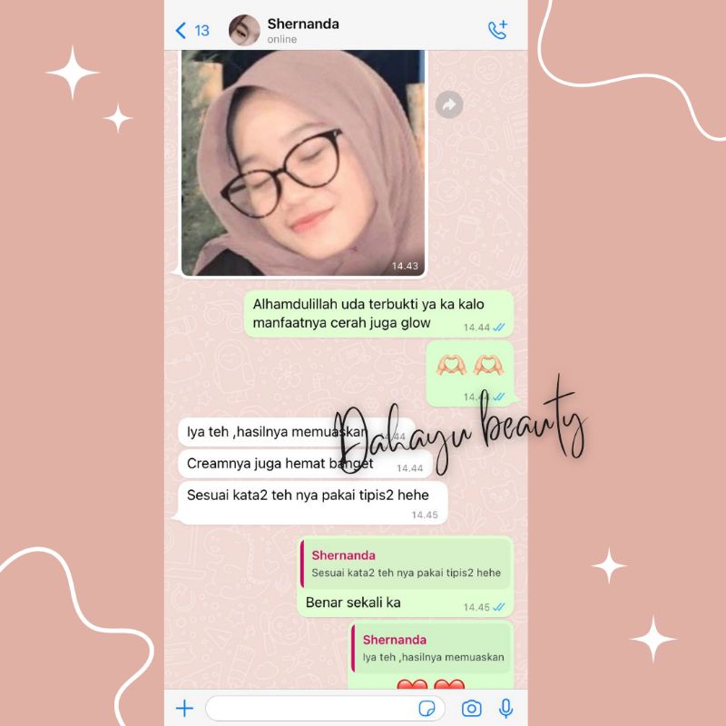 Cream malam Glow express theraskin (LABEL PANJANG)