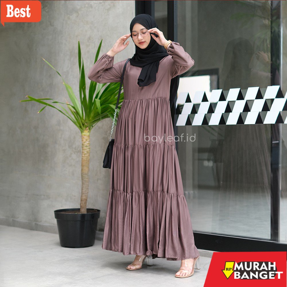 model dress terbaru 2022 Bayleaf.id Hexa Dress