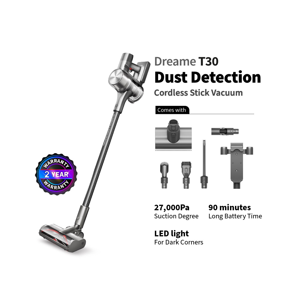 Jual Dreame T30 Cordless Stick Vacuum Cleaner Penyedot Debu Tanpa