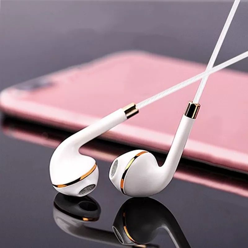 Earphone For Iphone 6 Stereo Bass Wired Handsfree Headset