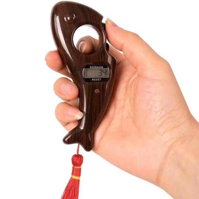 Tasbih Digital/Tasbih Digital Kayu/Tasbih Tally Counter Premium 100325 - 100325GREY