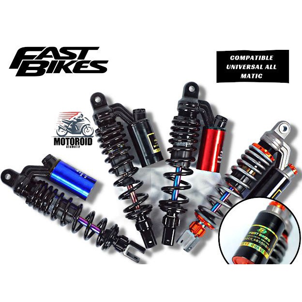 Shockbreaker Fastbikes Matic Rainbow Tabung Nitron Atas