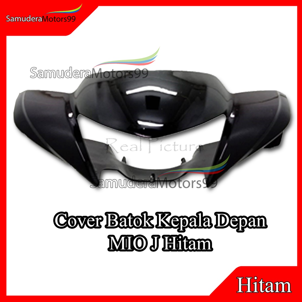 Batok Kepala Depan MIO J Hitam / Cover Batok Bagian Depan MIO J