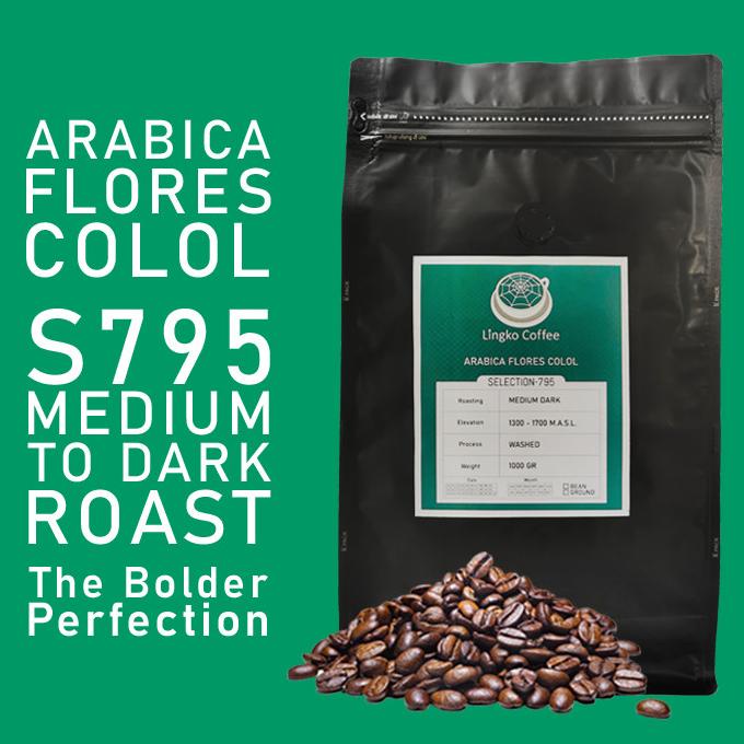 

KOPI ARABIKA ARABICA FLORES MANGGARAI COLOL MEDIUM DARK 1KG BIJI