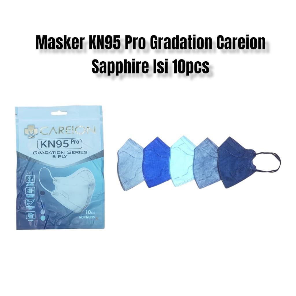 MASKER CAREION KN95 5 PLY PRO GRADATION SERIES MASKER KN 95 PRO DEWASA 10 PICS