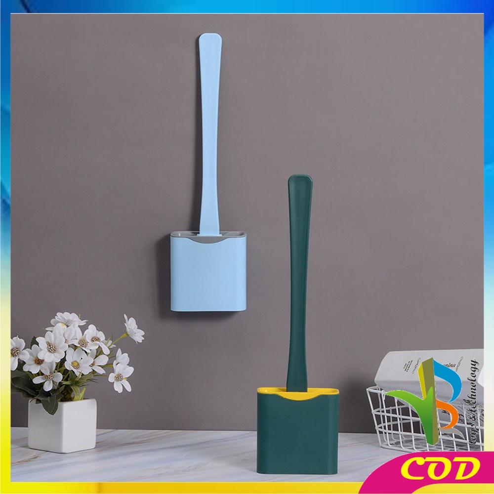 RB-C152 Sikat Toilet Brush Silikon Pembersih WC Unik Sikat Kamar Mandi Fleksibel dengan Tatakan