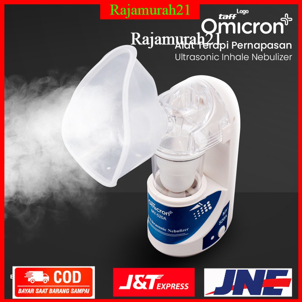 Omicron Alat Terapi Pernapasan Ultrasonic Inhale Nebulizer - MY-520A - White - 7RHR6OWH