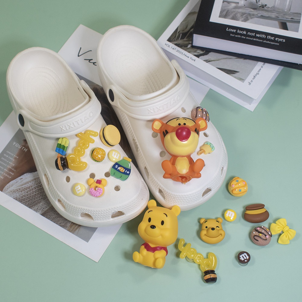 Aksesoris Gelang Sepatu Desain Winnie The Pooh Crocs Jibbitz Untuk Hadiah Pesta | Jibbitz Untuk Crocs