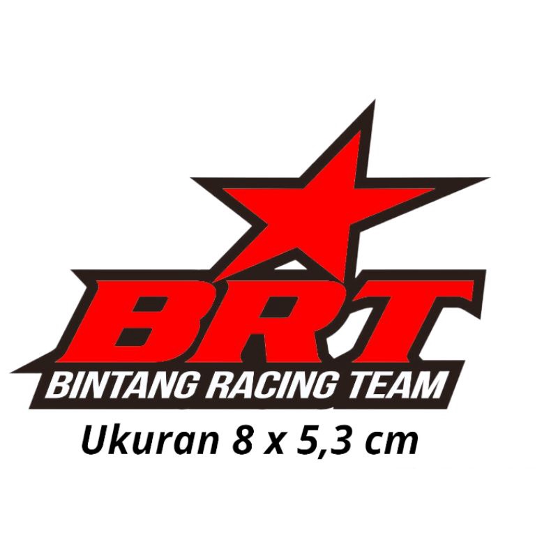 Sticker cutting BRT RACING TEAM , Stiker cutting BRT RACING TEAM
