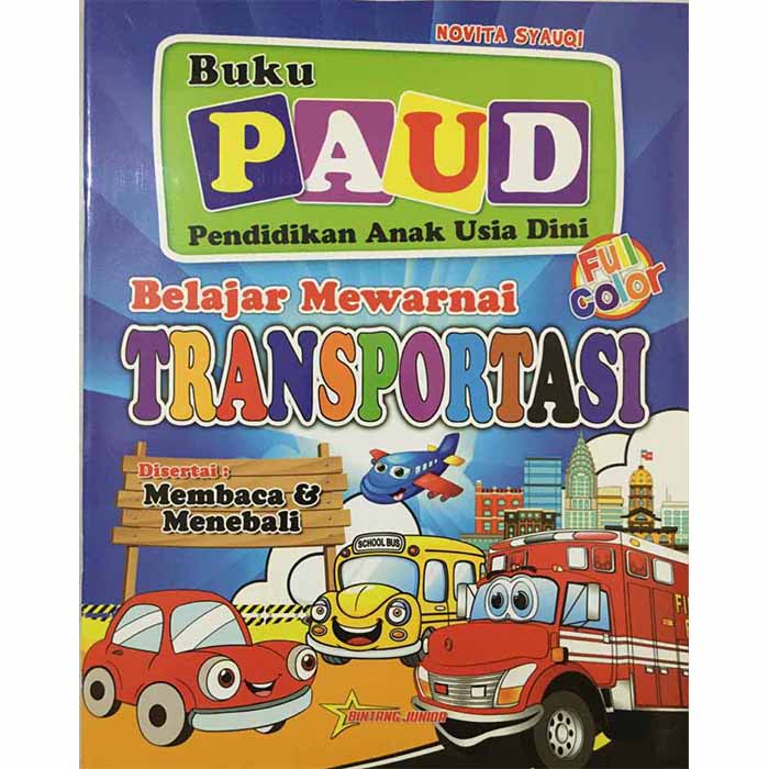 PAUD Belajar Mewarnai Transportasi