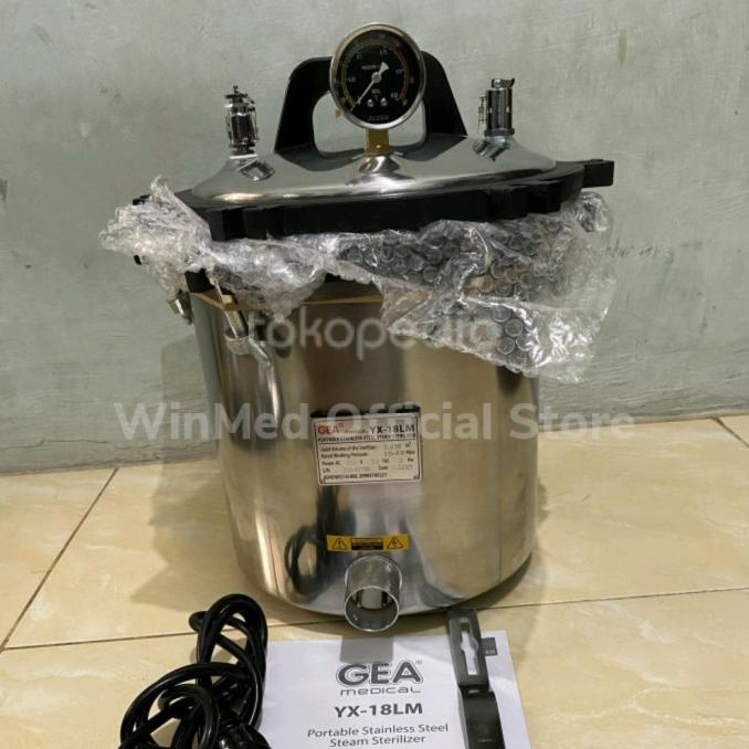 Autoclave Gea 18 Liter Non Timer Sterilisator Gea 18 Liter Non Timer