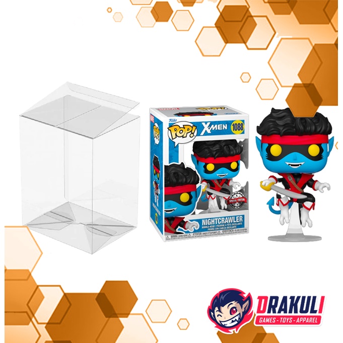 Toys Funko Pop Marvel X-Men Nightcrawler Spesial Edition WITH PROTECTOR