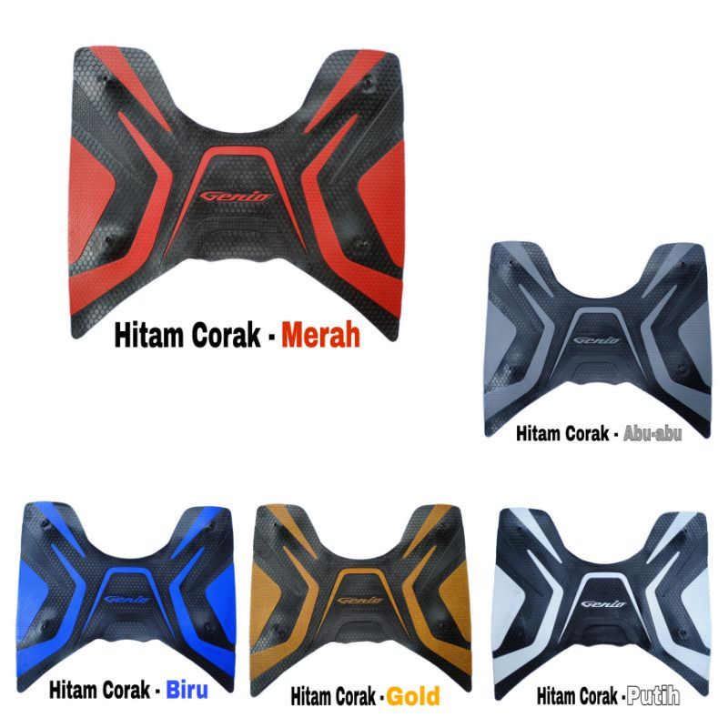 Karpet Motor Honda Genio Tahun 2019-2022/Alas Pijakan Kaki Genio
