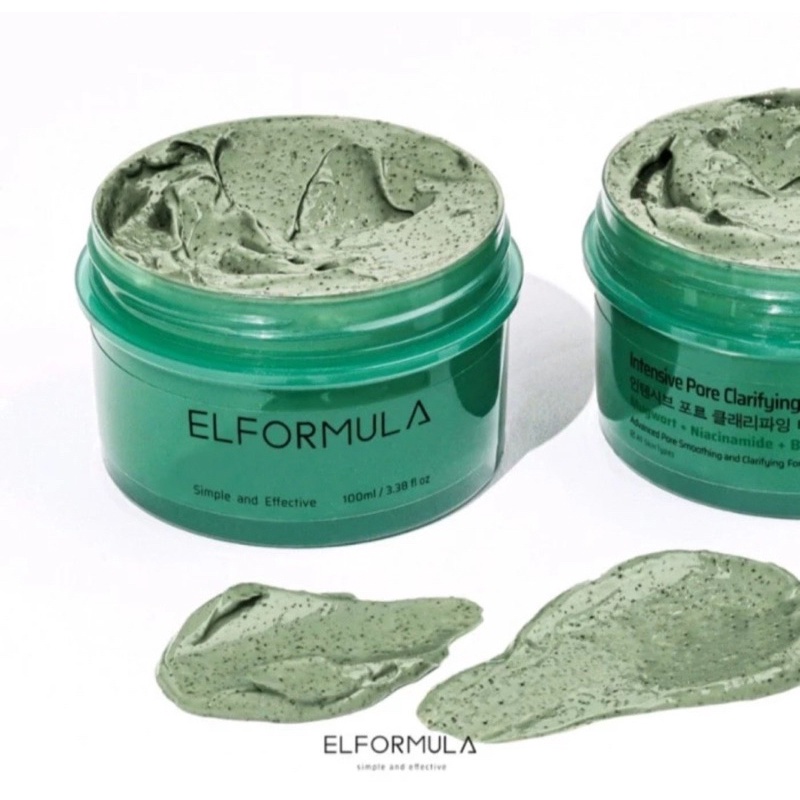Elformula Intensive Pore Clarifying Mugwort Mask