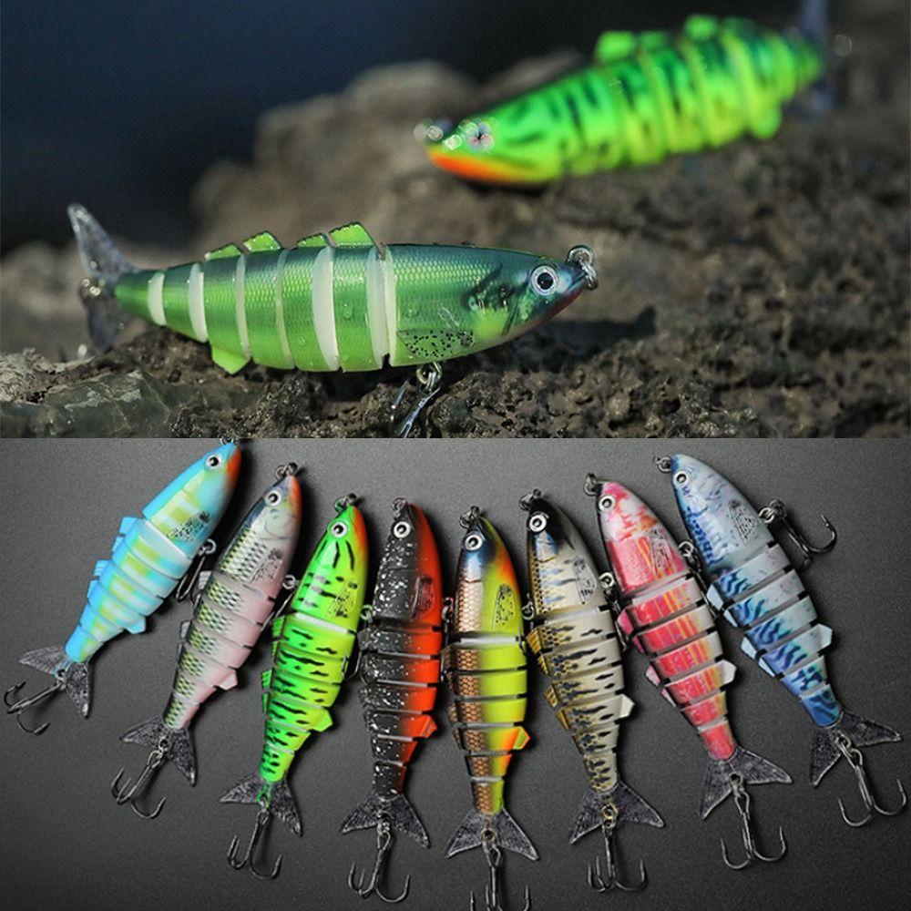 Preva 1PC Pemikat Pancing Panas Buatan Plastik Engkol Keras Treble Hooks