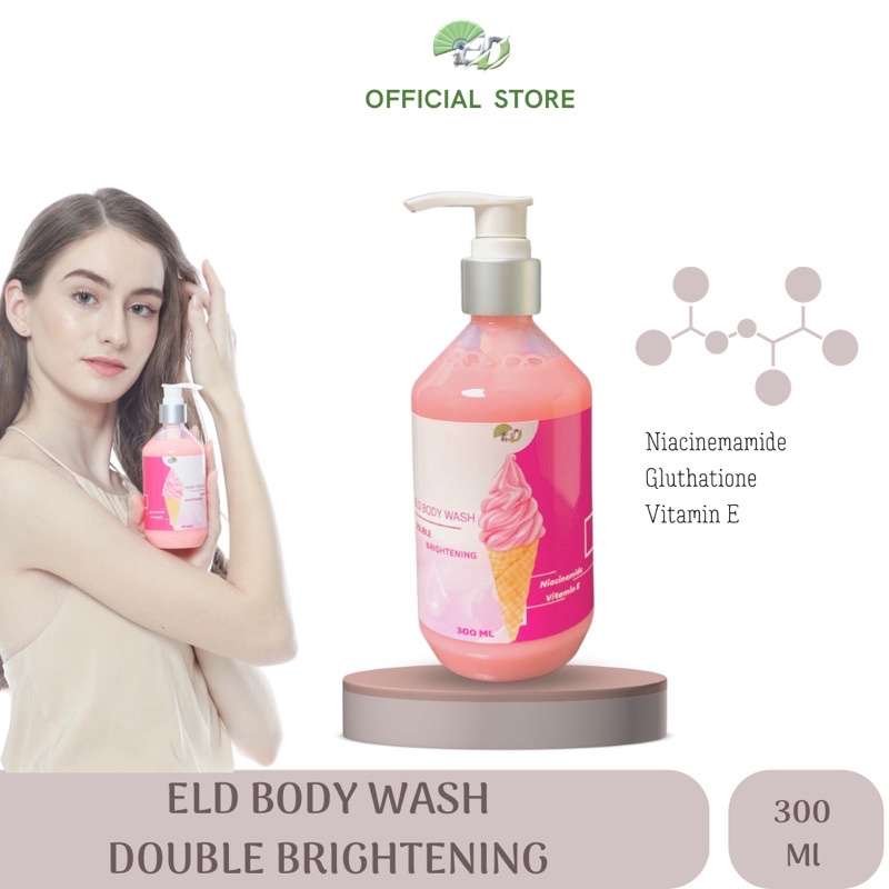 ELD BODY WASH DOUBLE BRIGHTENING || SRCUB WASH || MILK EXTRACT