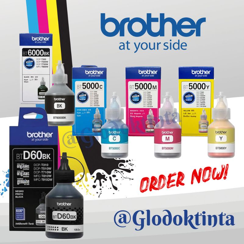 TINTA BROTHER 6000 BROTHER 5000 BROTHER D60Bk