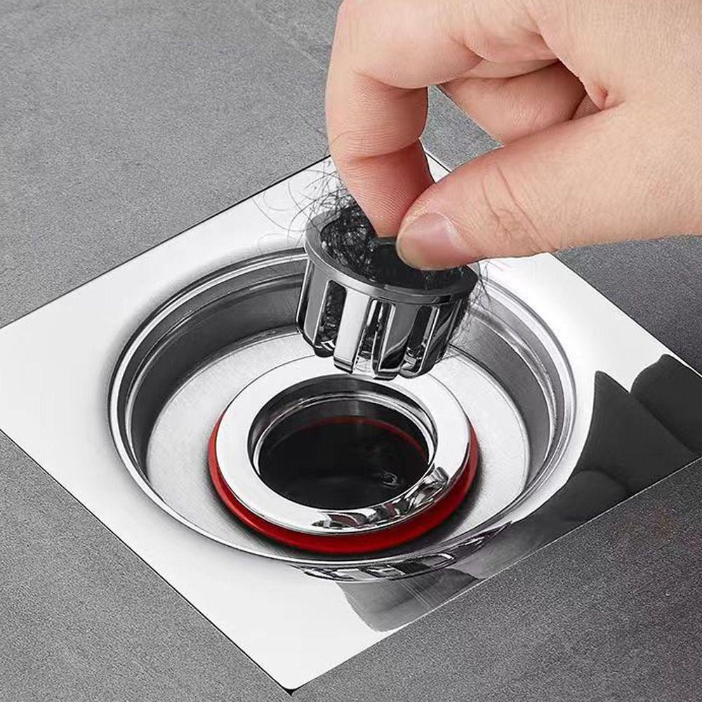 TOP Floor Drain Dapur Berguna Selokan Shower Drainer Pencegah Serangga Seal Anti Bau