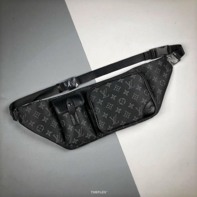 Jual WAISTBAG BUMBAG PRIA LV LOUIS VUITTON 66308-15 KULIT ASLI