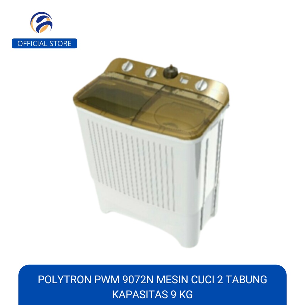 Jual Polytron PWM 9072N/B Mesin Cuci 2 Tabung Kapasitas 9 Kg | Shopee ...