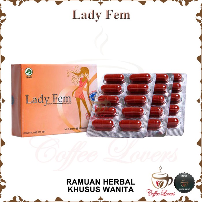 LADY FEM RAMUAN HERBAL ORIGINAL UNTUK ORGAN KEWANITAAN PT. ABE