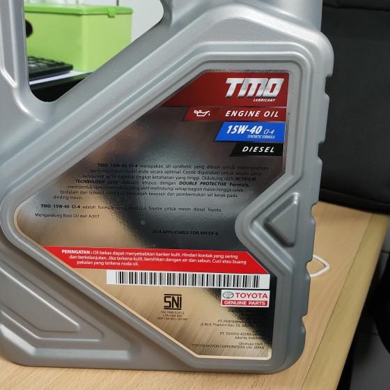 Oli TMO 15W40 Diesel Galon 4 liter